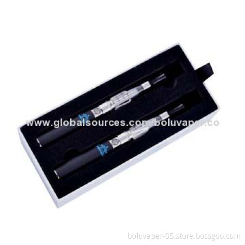 100% No Burnt Taste CE4 E Cigarettes with 650/900/1,100mAh Battery Capacity, CE/RoHS/FCC/TUL/UL MarkNew